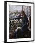 At the Window-Hans Heyerdahl-Framed Giclee Print