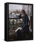 At the Window-Hans Heyerdahl-Framed Stretched Canvas