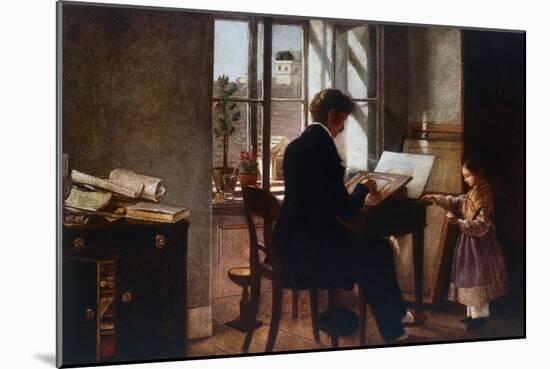 At the Window-Rudolf von Alt-Mounted Giclee Print