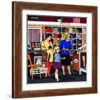 At the Wool Shop-null-Framed Giclee Print