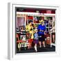 At the Wool Shop-null-Framed Giclee Print