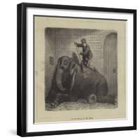 At the Zoo, 93° in the Shade-null-Framed Giclee Print
