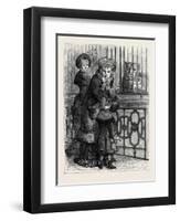 At the Zoological Society's Gardens in London: the Cat Family 1880-null-Framed Premium Giclee Print