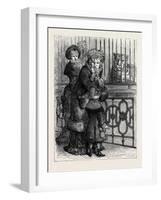 At the Zoological Society's Gardens in London: the Cat Family 1880-null-Framed Giclee Print