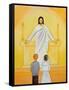 At their First Holy Communion Children Meet Jesus in the Holy Eucharist, 2006-Elizabeth Wang-Framed Stretched Canvas
