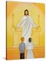 At their First Holy Communion Children Meet Jesus in the Holy Eucharist, 2006-Elizabeth Wang-Stretched Canvas