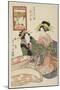 At Tomogaoka Shrine in Fukagawa, Mid 19th Century-Utagawa Toyokuni-Mounted Giclee Print