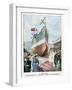 At Toulon, Launching the Russian Battleship Cesarevitch, 1901-null-Framed Giclee Print