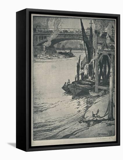 At Vauxhall, 1925-Sir Leslie Matthew Ward-Framed Stretched Canvas