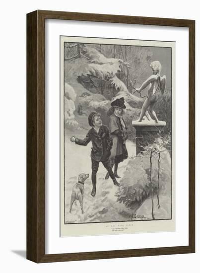 At War with Cupid-William Henry Charles Groome-Framed Giclee Print