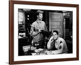 At War With The Army, Jerry Lewis, Dean Martin, 1950-null-Framed Photo