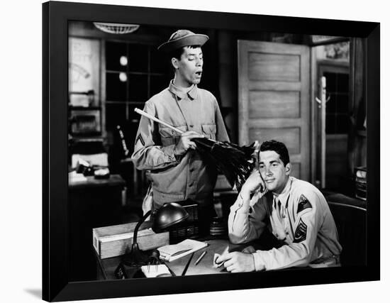 At War With The Army, Jerry Lewis, Dean Martin, 1950-null-Framed Photo