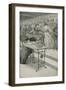 At Work in a Telephone Room-William Henry Margetson-Framed Giclee Print