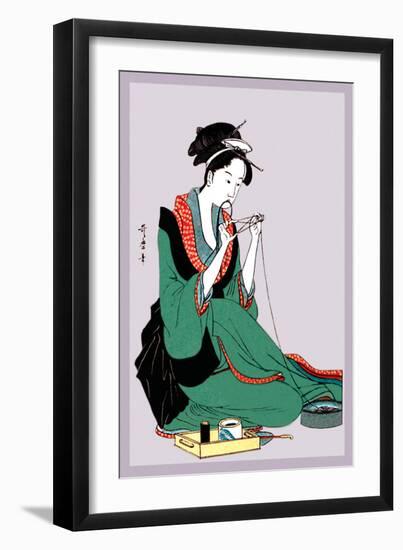 At Work-null-Framed Art Print