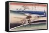 At Yase Village', from the Series 'Famous Places of Kyoto'-Hashiguchi Goyo-Framed Stretched Canvas