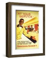 At Your Service-null-Framed Art Print