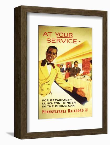 At Your Service-null-Framed Art Print