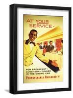 At Your Service-null-Framed Art Print