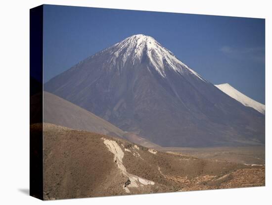 Atacama Desert and Volcan Licancabur, San Pedro De Atacama Region, Chile, South America-Robert Francis-Stretched Canvas