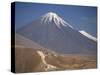 Atacama Desert and Volcan Licancabur, San Pedro De Atacama Region, Chile, South America-Robert Francis-Stretched Canvas