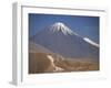 Atacama Desert and Volcan Licancabur, San Pedro De Atacama Region, Chile, South America-Robert Francis-Framed Photographic Print