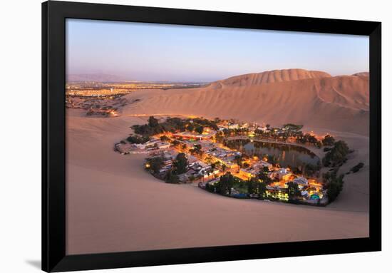 Atacama Desert, Oasis of Huacachina, Peru-sunsinger-Framed Photographic Print