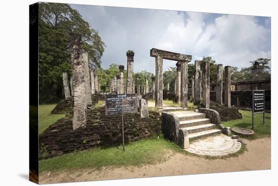 Atadage Ancient Ruins, Polonnaruwa, UNESCO World Heritage Site, Sri Lanka, Asia-Charlie-Stretched Canvas