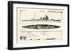 Atago Class-CA9-10-null-Framed Art Print