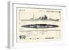 Atago Class-CA9-10-null-Framed Art Print