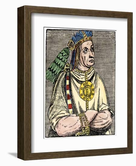 Atahualpa, Last Inca King of Peru-null-Framed Giclee Print