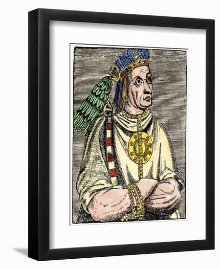 Atahualpa, Last Inca King of Peru-null-Framed Giclee Print