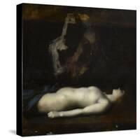 Atala-Jean Jacques Henner-Stretched Canvas