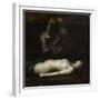 Atala-Jean Jacques Henner-Framed Giclee Print