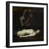 Atala-Jean Jacques Henner-Framed Giclee Print