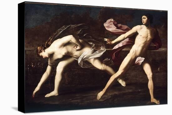 Atalanta and Hippomenes, 1612 (Oil on Canvas)-Guido Reni-Stretched Canvas