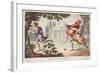 Atalanta and Hippomenes, Book X, Illustration from Ovid's Metamorphoses, Florence, 1832-Luigi Ademollo-Framed Giclee Print