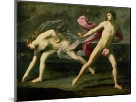 Atalanta and Hippomenes, circa 1612-Guido Reni-Mounted Giclee Print