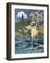 Atalanta and the Sons of the North Wind, c.1900-Lancelot Speed-Framed Giclee Print