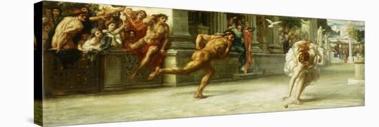 Atalanta's Race-Edward John Poynter-Stretched Canvas