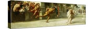 Atalanta's Race-Edward John Poynter-Stretched Canvas