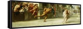 Atalanta's Race-Edward John Poynter-Framed Stretched Canvas