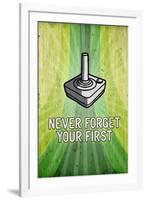 Atari You Never Forget Your First Video Game-null-Framed Art Print