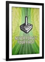 Atari You Never Forget Your First Video Game-null-Framed Art Print