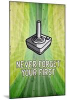 Atari You Never Forget Your First Video Game-null-Mounted Art Print
