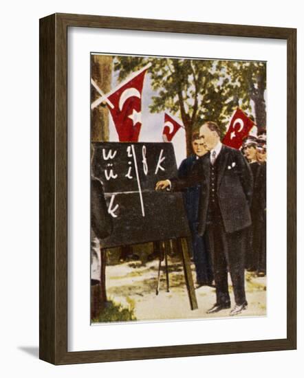 Ataturk Reforms Language-null-Framed Photographic Print