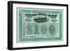 Atchison, Topeka and Santa Fe Stock Certificate-null-Framed Art Print