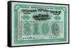 Atchison, Topeka and Santa Fe Stock Certificate-null-Framed Stretched Canvas