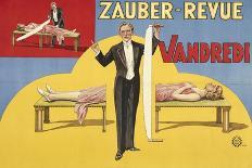 Zauber-Revue - Vandredi. Germany, 1923 (Adolph Friedländer, Hamburg)-Atelier Adolph Friedländer-Framed Giclee Print