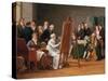 Atelierszene (Mme. Vincent in Ihrem Atelier, Den Maler J.M.Vien Malend),1808-Marie Gabrielle Capet-Stretched Canvas