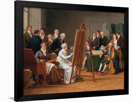 Atelierszene (Mme. Vincent in Ihrem Atelier, Den Maler J.M.Vien Malend),1808-Marie Gabrielle Capet-Framed Giclee Print